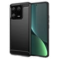 Miniatyrbild 1 av 8: För Xiaomi 13 Pro 5G Karbon Fiber TPU Fodral Skal - Svart