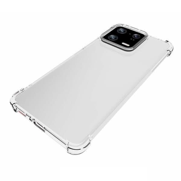 For Xiaomi 13 Pro 5G Gjennomsiktig Mykt TPU-deksel Forsterkede hjørner