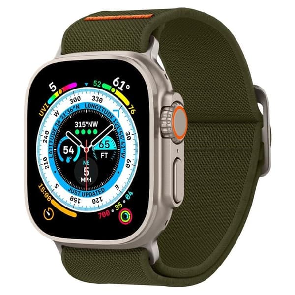 Spigen Apple Watch 7/8 (45/49mm) Armband Fit Lite - Khaki