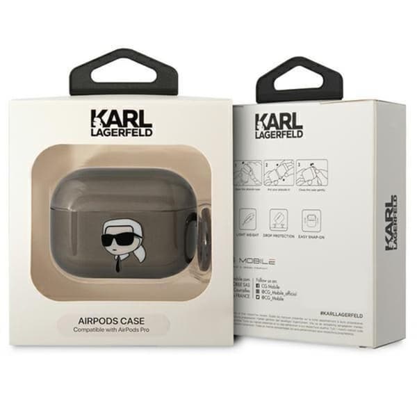 KARL LAGERFELD AirPods Pro Skal Karl`s Head - Svart