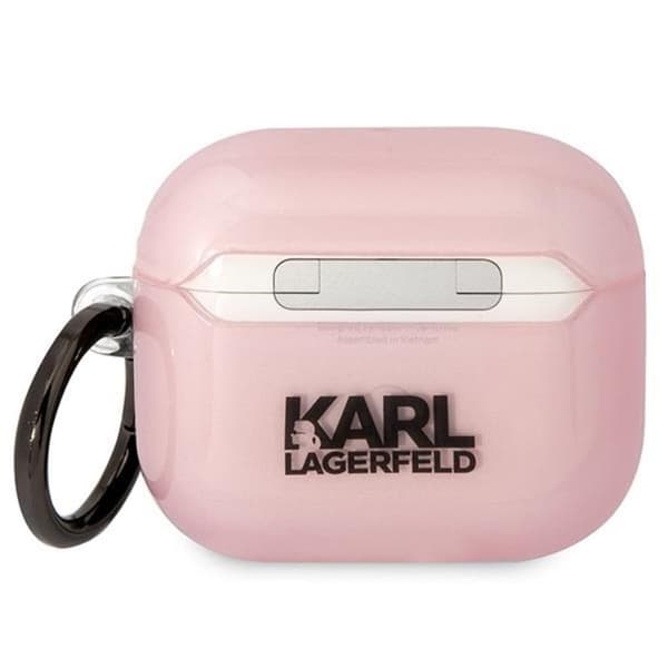 KARL LAGERFELD AirPods 3 Skal Ikonik Choupette - Rosa