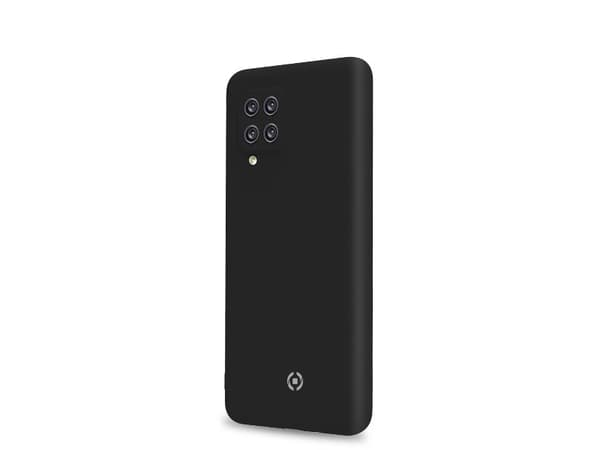 Celly Cromo - Baksidesskydd för mobiltelefon - termoplastisk polyuretan (TPU), silikonbeläggning - svart - för Samsung Galaxy A23