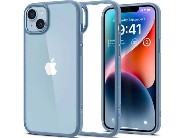 Spigen Ultra Hybrid, Suojus, Apple, iPhone 14, 15,5 cm (6.1"), Sininen