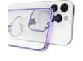 Miniatyrbilde 4 av 5: Kingxbar Kingxbar Wish Series iPhone 14 Plus-deksel dekorert med lilla krystaller