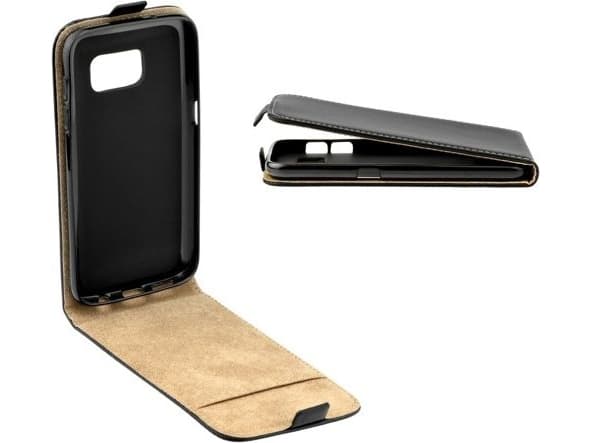 GSM City FLIP-FAS SVART LENOVO MOTO E4