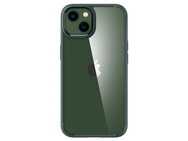 Spigen Ultra Hybrid, Suojus, Apple, iPhone 13, Vihreä