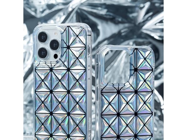 Kingxbar Kingxbar Miya Series deksel iPhone 14 Pro Max deksel bakdeksel laser farge