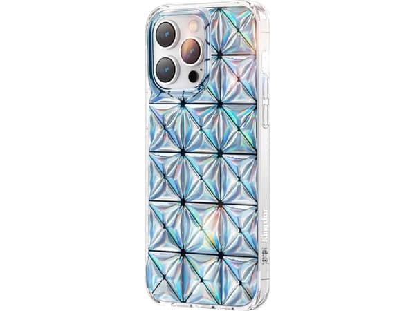 Kingxbar Kingxbar Miya Series deksel iPhone 14 Pro Max deksel bakdeksel laser farge