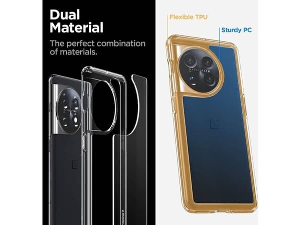 Spigen ACS05802, Omslag, OnePlus, OnePlus 11, 17 cm (6.7"), Transparent