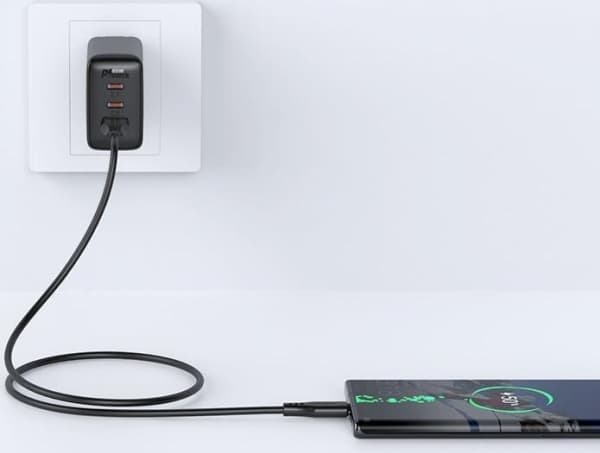 Acefast USB-A - USB-C 1,2 m USB-kabel Svart (6974316280866)
