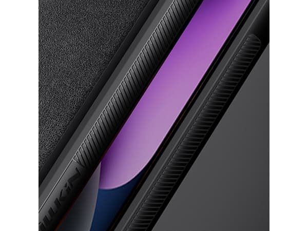 Nillkin Nillkin CamShield Leather S-deksel iPhone 14 Plus-deksel med kameradeksel blå