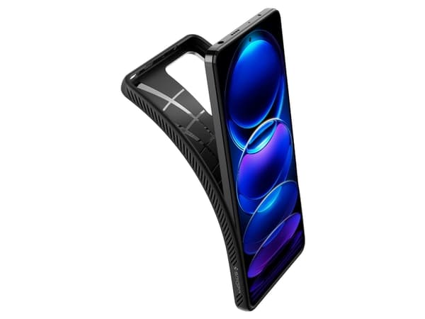 Spigen Liquid Air, Omslag, Xiaomi, Xiaomi Redmi Note 12 Pro, 16,9 cm (6.67"), Svart