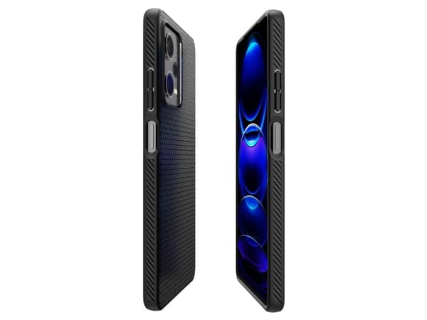 Spigen Liquid Air, Omslag, Xiaomi, Xiaomi Redmi Note 12 Pro, 16,9 cm (6.67"), Svart