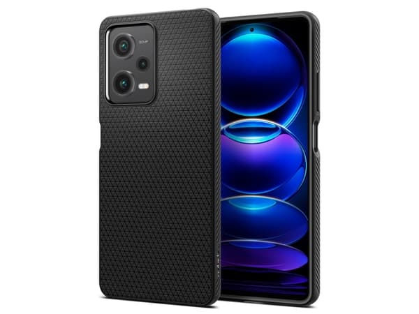 Spigen Liquid Air, Omslag, Xiaomi, Xiaomi Redmi Note 12 Pro, 16,9 cm (6.67"), Svart