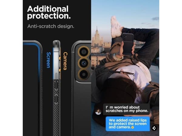 Spigen ACS05888, Suojus, Samsung, Galaxy A54 5G, 16,3 cm (6.4"), Musta