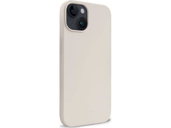 Crong Crong Color Cover Magnetic - Silikonowe etui z MagSafe do iPhone'a 14 Plus (kamienny beż)
