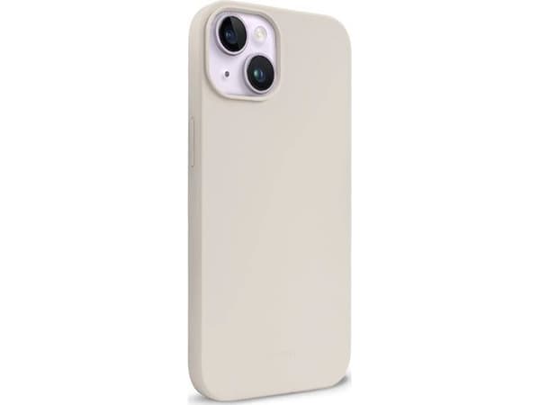 Crong Crong Color Cover Magnetic - Silikonowe etui z MagSafe do iPhone'a 14 Plus (kamienny beż)