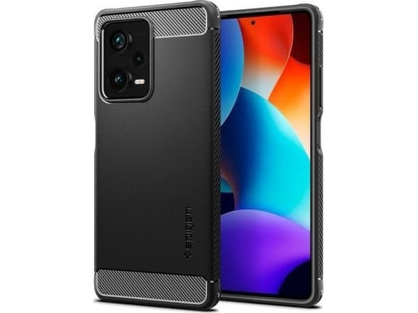 Spigen Rugged Armor, Etui, Xiaomi, Redmi Note 12 Pro+, 16,9 cm (6.67"), Sort