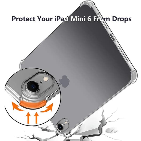 iPad mini 6 (2021) Skal Slim Thin Soft TPU - Clear