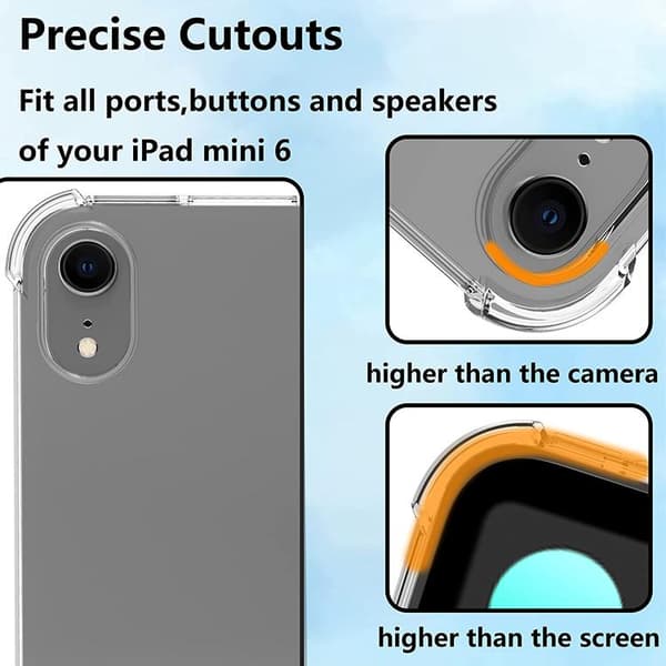 iPad mini 6 (2021) Skal Slim Thin Soft TPU - Clear