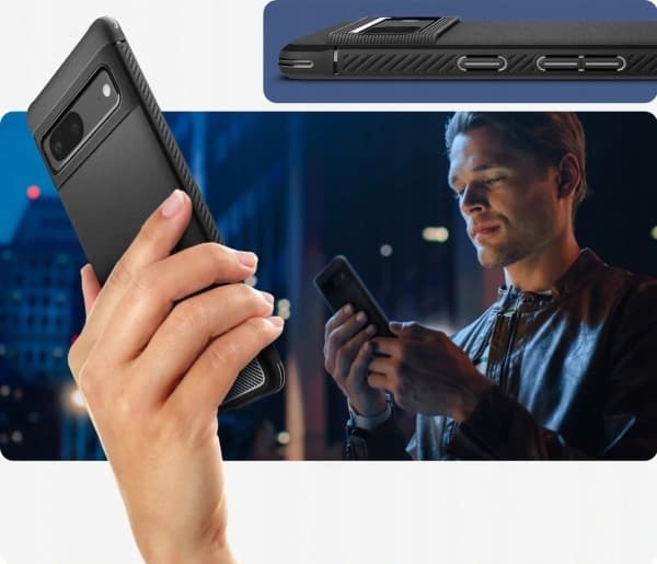 Spigen ACS04698, Omslag, Google, Pixel 7, 16 cm (6.3"), Svart
