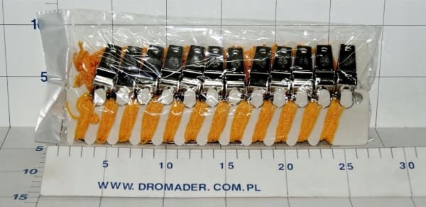 Dromedar dommer fløyte metall 24 stk 00673 (24 stk = 1 pakke)