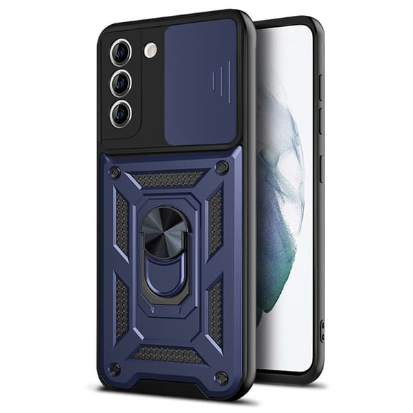 Samsung Galaxy S23 - Skyddande Skal med Ringhållare