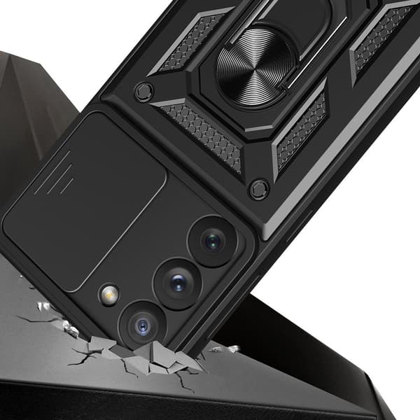 Samsung Galaxy S23 - Skyddande Skal med Ringhållare