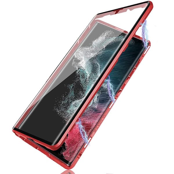 Samsung Galaxy S23 Plus - Kraftfullt Dubbelt Magnetiskt Skal