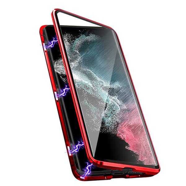 Samsung Galaxy S23 Plus - Kraftfullt Dubbelt Magnetiskt Skal