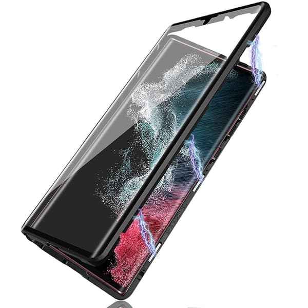 Samsung Galaxy S23 Plus - Kraftfullt Dubbelt Magnetiskt Skal