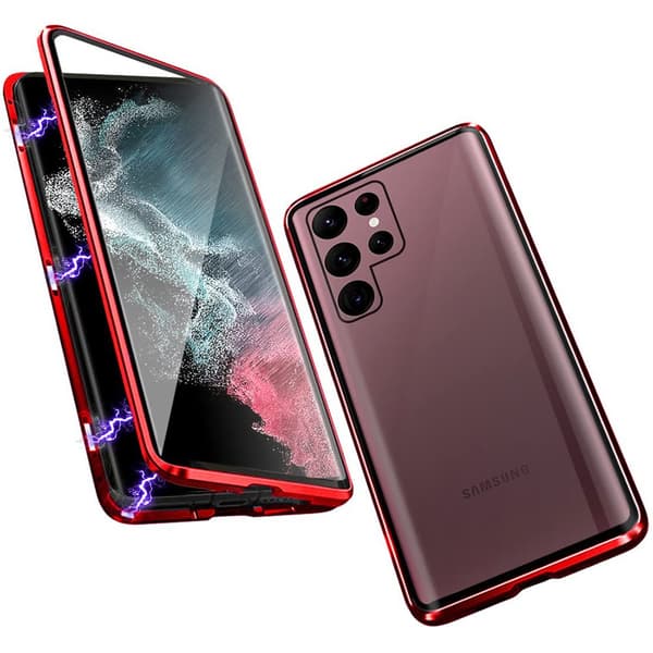 Skyddande Magnetiskt Dubbelskal - Samsung Galaxy S23 Ultra
