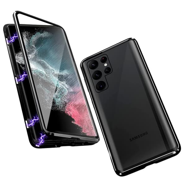Skyddande Magnetiskt Dubbelskal - Samsung Galaxy S23 Ultra