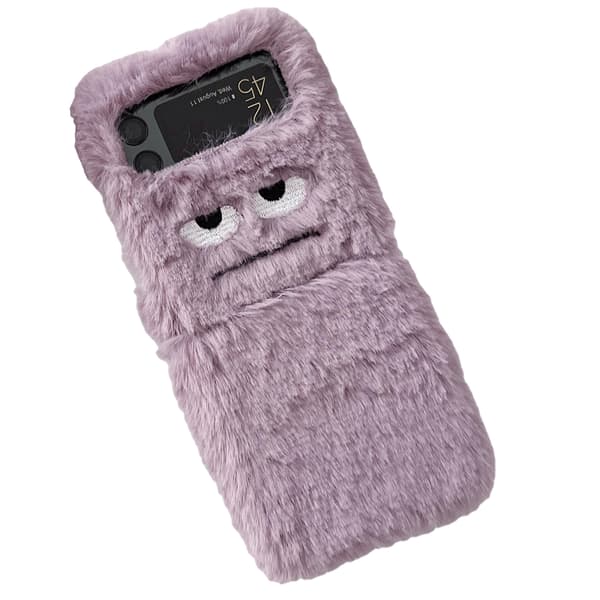 Samsung Galaxy Z Flip - Skyddande Fluffigt Skal