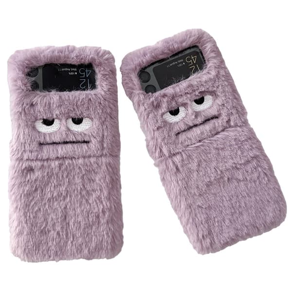 Samsung Galaxy Z Flip 4 - Elegant Mjukt Fluffigt Skal