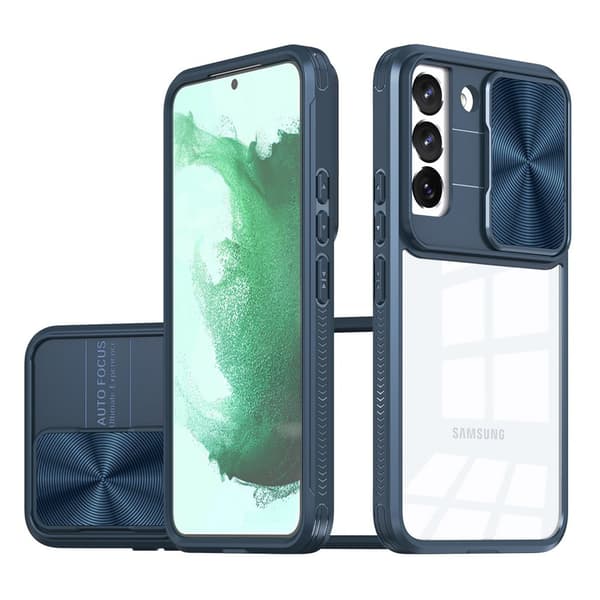 Samsung Galaxy S23 - Stilsäkert Skyddande Skal Kameraskydd