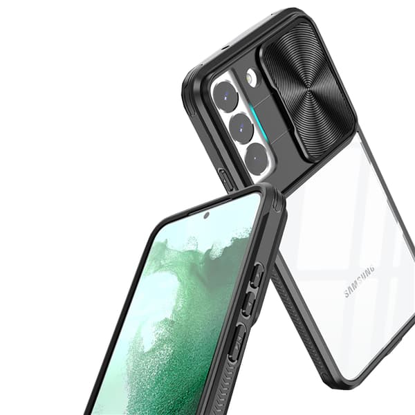 Samsung Galaxy S23 - Stilsäkert Skyddande Skal Kameraskydd