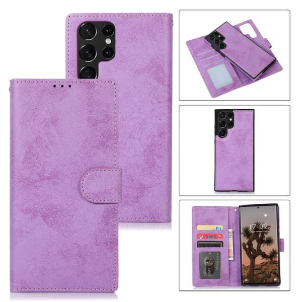 Stilsäkert Dubbelfunktion Plånboksfodral - Samsung Galaxy S23 Ultra