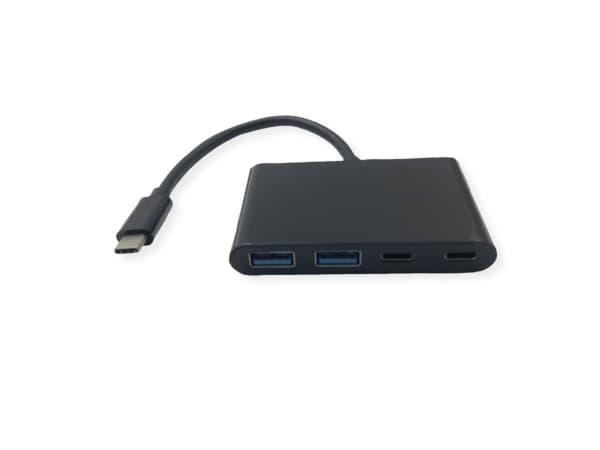 Value 14.99.5041, USB 3.2 Gen 1 (3.1 Gen 1) Type-C, USB 3.2 Gen 1 (3.1 Gen 1) Type-A, USB 3.2 Gen 1 (3.1 Gen 1) Type-C, 1000 Mbit/s, Svart, Gjuten al