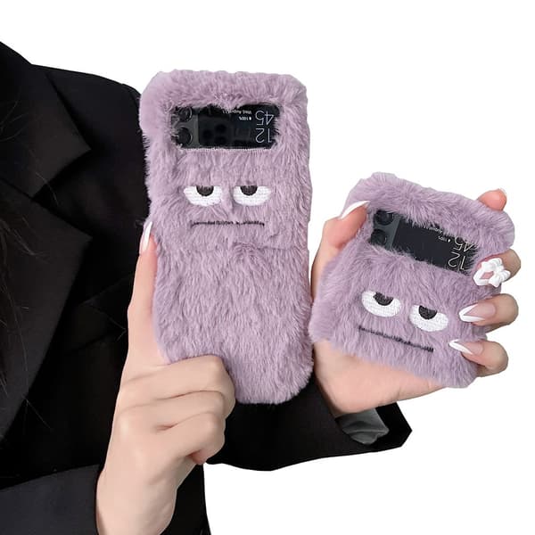 Skyddande Fluffigt Skal - Samsung Galaxy Z Flip 4