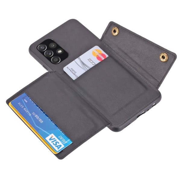Skal Kortfack - Samsung Galaxy A23 5G Svart