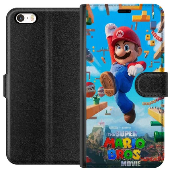 Apple iPhone SE (2016) Lommeboketui Super Mario Bros