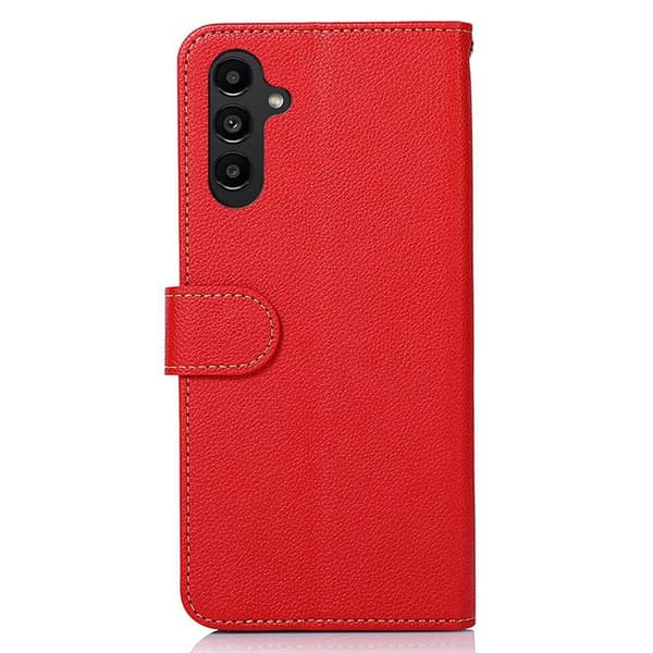 KHAZNEH Samsung Galaxy A14 Plånboksfodral - Röd/Svart