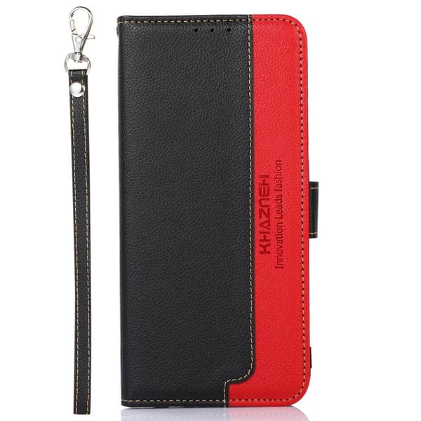 KHAZNEH Telefoncover til Samsung Galaxy A14 - Sort/Rød