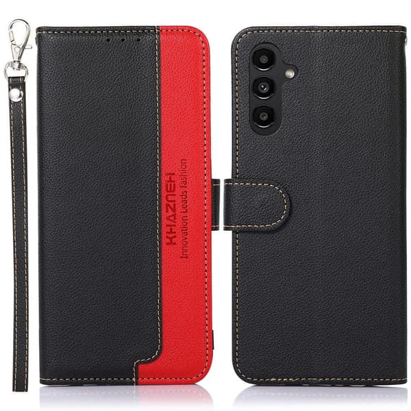 KHAZNEH Telefoncover til Samsung Galaxy A14 - Sort/Rød