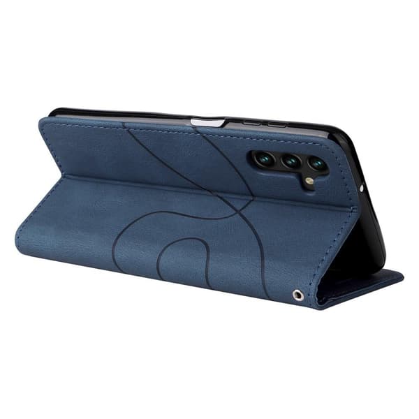 Til Samsung Galaxy A34 5G KT Series-1 Pung Telefontaske - Blå/Rød