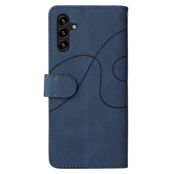 Til Samsung Galaxy A34 5G KT Series-1 Pung Telefontaske - Blå/Rød