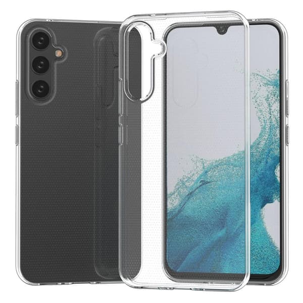 För Samsung Galaxy A34 5G Soft Slim TPU Fodral Skal Transparent