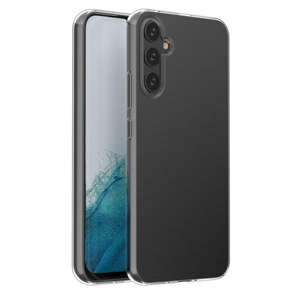 För Samsung Galaxy A34 5G Soft Slim TPU Fodral Skal Transparent