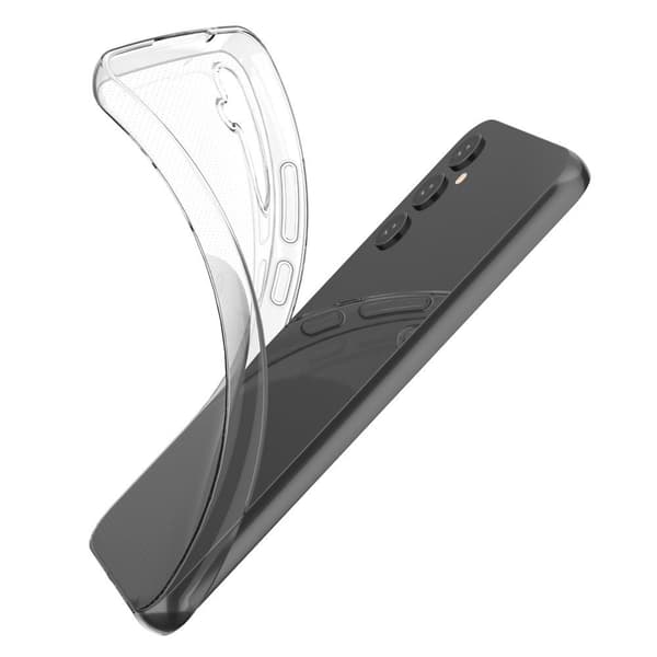 För Samsung Galaxy A34 5G Soft Slim TPU Fodral Skal Transparent
